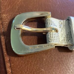 MK MICHAEL KORS LOGO BELT